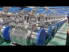 2방향 3pc PTFE 완전히 캡슐화 된 높은 플랫폼 볼 밸브