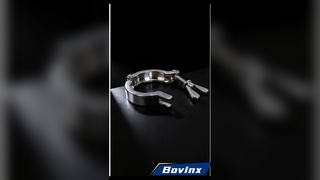 매우 매끄러운 광택 처리된 내부 홈과 도구가 필요 없는 Quick I이 포함된 04/316L 스테인리스강 위생 클램프