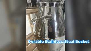 스테인레스 스틸 착유 통 20-98L 식품 등급